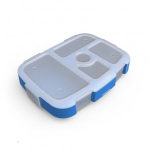 Blue Bentgo Tray with Transparent Cover Kids' Trays & Covers USA | 687203FAW