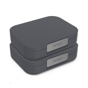 Dark Grey Bentgo Modern (2 Pack) Adults Lunch Box USA | 035769SWU