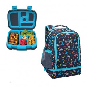 Dinosaur Bentgo Prints Lunch Box Kids' Backpack USA | 948167TAK