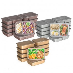 Gleam Metallics Bentgo Prep 60-Piece Meal Prep Kit Adults Meal Prep Containers USA | 306591NPF