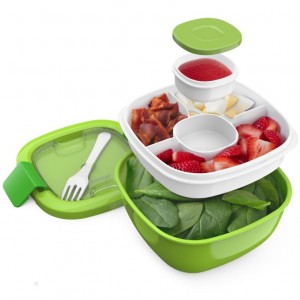 Green Bentgo 2-Pack Adults Salad Container USA | 173920DXW