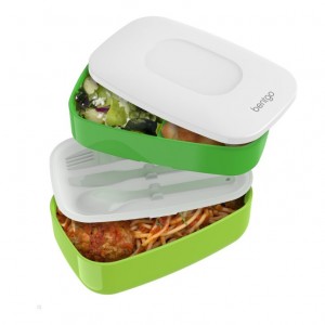 Green Bentgo Classic (2-Pack) Adults Lunch Box USA | 084627MBY