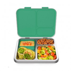 Green Bentgo Lunch Box Kids' Stainless Steel USA | 759643EYG