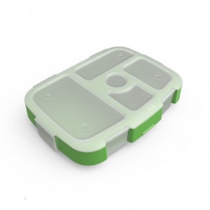 Green Bentgo Tray with Transparent Cover Kids' Trays & Covers USA | 172594WJN