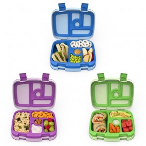 Green Blue Purple Bentgo 3-Pack Kids' Lunch Box USA | 213496CWS