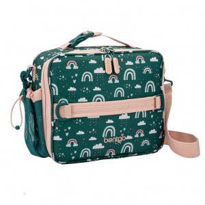 Green Multicolor Bentgo Prints Kids' Lunch Bag USA | 061482CGU