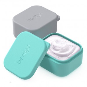 Grey Light Turquoise Bentgo Sidekicks 2-Pack Silicone Container Set Kids' Sauce Container USA | 583276NXC