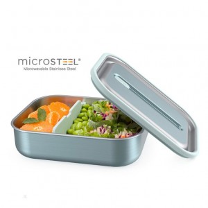 Light Turquoise Bentgo MicroSteel Adults Lunch Box USA | 128364FAU