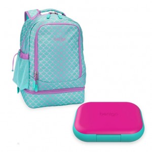 Mermaid Scales Bentgo Chill Lunch Box & Prints Kids' Backpack USA | 285309NPA