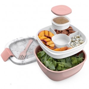 Pink Bentgo All-in-One Adults Salad Container USA | 427859EOD