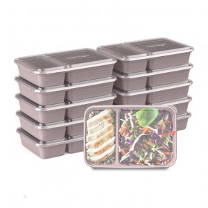 Pink Bentgo Prep 2-Compartment Adults Meal Prep Containers USA | 038241LFM