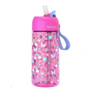 Rainbows & Butterflies Bentgo Kids' Water Bottle USA | 809645LZG