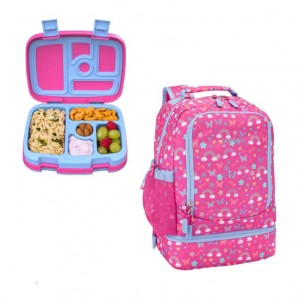 Rainbows & Butterflies Bentgo Prints Lunch Box Kids' Backpack USA | 974185BXS