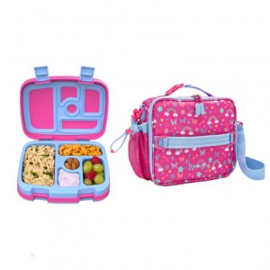 Rainbows & Butterflies Bentgo Prints Lunch Box & Lunch Bag Kids' Lunch Set USA | 342567PEO