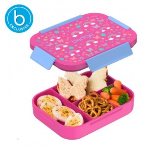 Rainbows & Butterflies Bentgo Snap & Go Kids' Lunch Box USA | 765419QZB