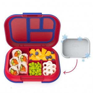 Red / Royal Bentgo Chill Kids' Lunch Box USA | 128543CWT