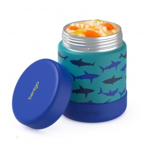 Sharks Bentgo Food Jar Kids' Stainless Steel USA | 174935NJD