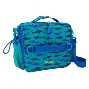 Sharks Bentgo Prints Kids' Lunch Bag USA | 539420WTL