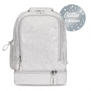 Silver Bentgo Lunch Bag Kids' 2-in-1 Backpack USA | 360297QVR