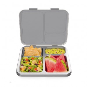 Silver Bentgo Lunch Box Kids' Stainless Steel USA | 294581PJX