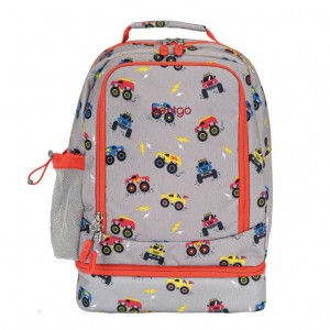 Trucks Bentgo Prints Lunch Bag Kids' 2-in-1 Backpack USA | 703184DEK