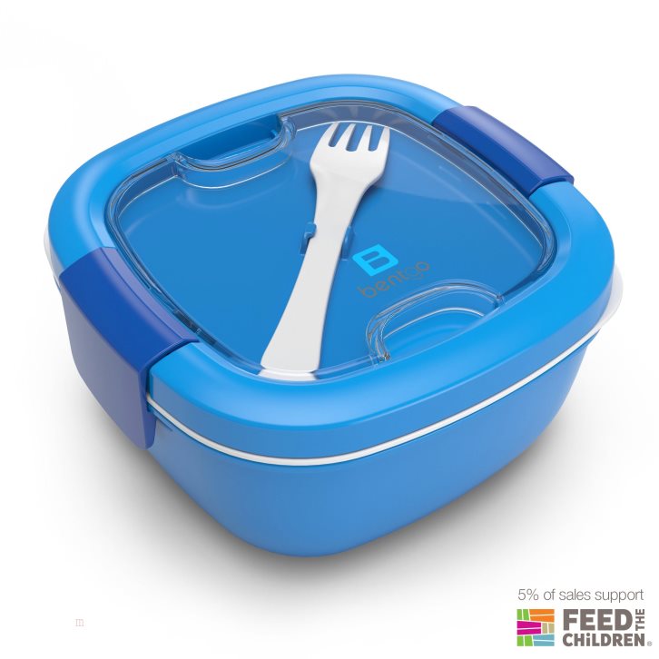 Blue Bentgo All-in-One Adults Salad Container USA | 931458NXA