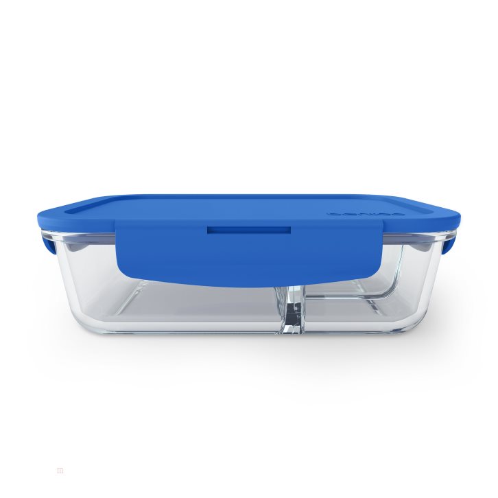 Blue Bentgo Glass Adults Lunch Container USA | 012734XIW