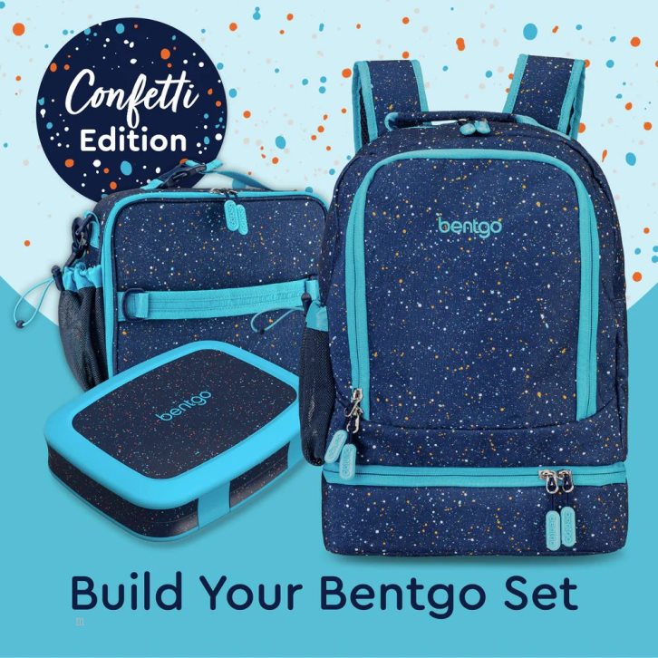 Blue Bentgo Lunch Bag Kids' 2-in-1 Backpack USA | 208657MVH