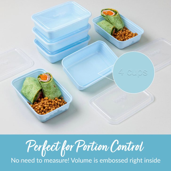 Blue Bentgo Prep 1-Compartment Adults Meal Prep Containers USA | 506871UTR