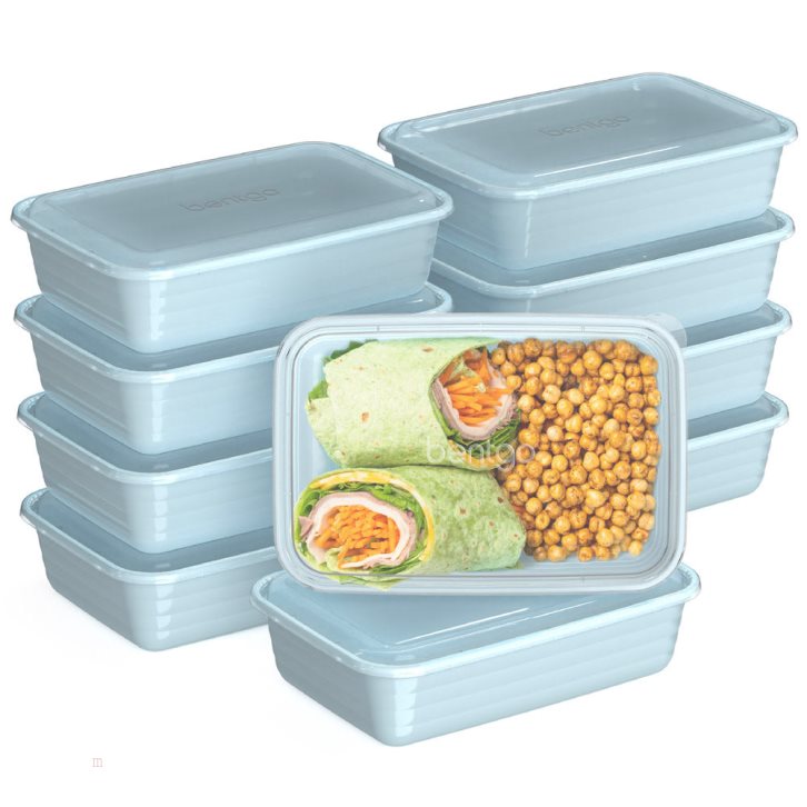 Blue Bentgo Prep 1-Compartment Adults Meal Prep Containers USA | 506871UTR