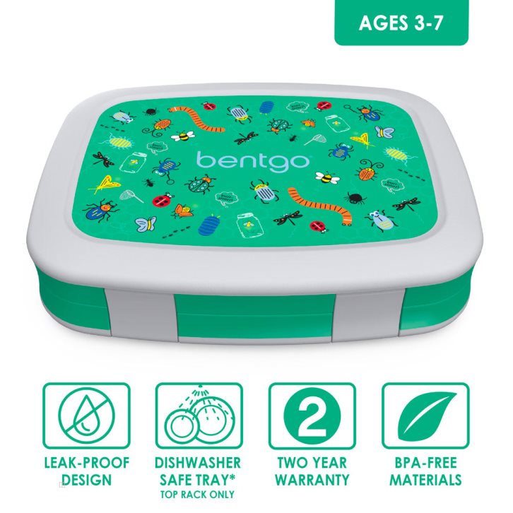 Bug Buddies Bentgo Prints Kids' Lunch Box USA | 034961KTO