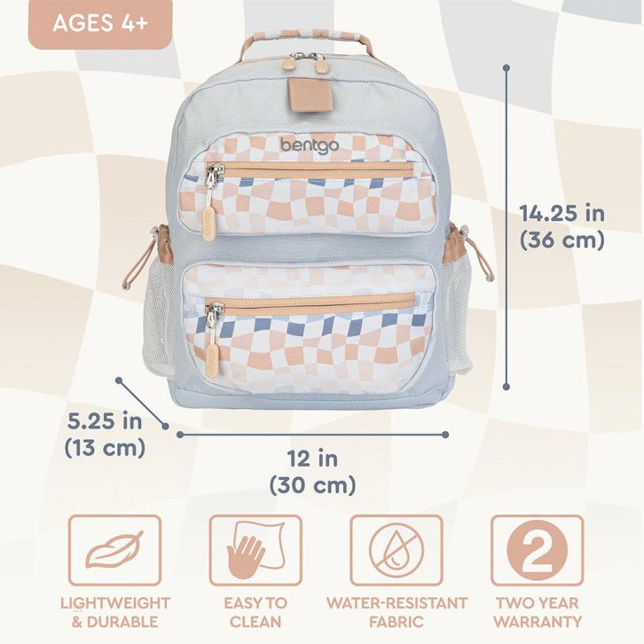 Checker Gradient Bentgo Whimsy & Wonder Kids' Backpack USA | 195786ERX