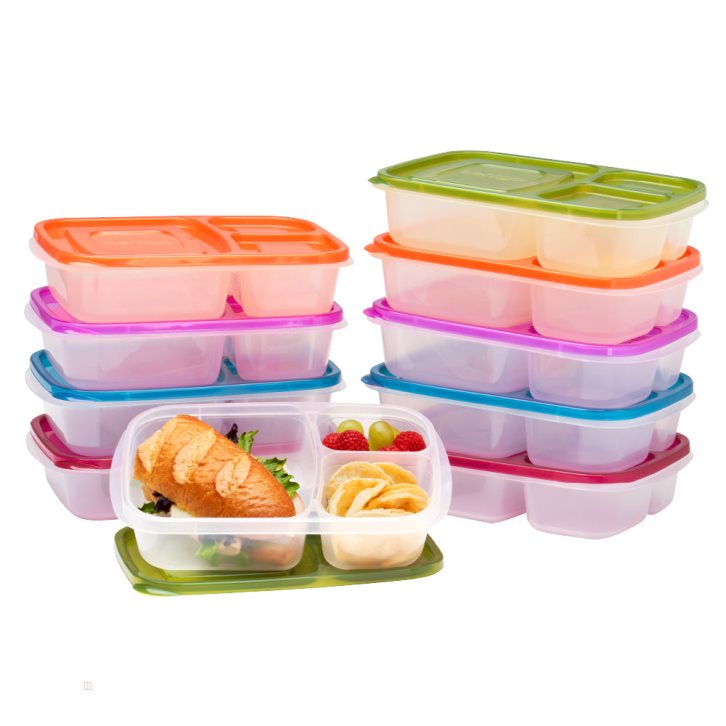 Classic Bentgo Easyboxes 3-Compartment 20-Piece Set Adults Food Containers USA | 805423BLT