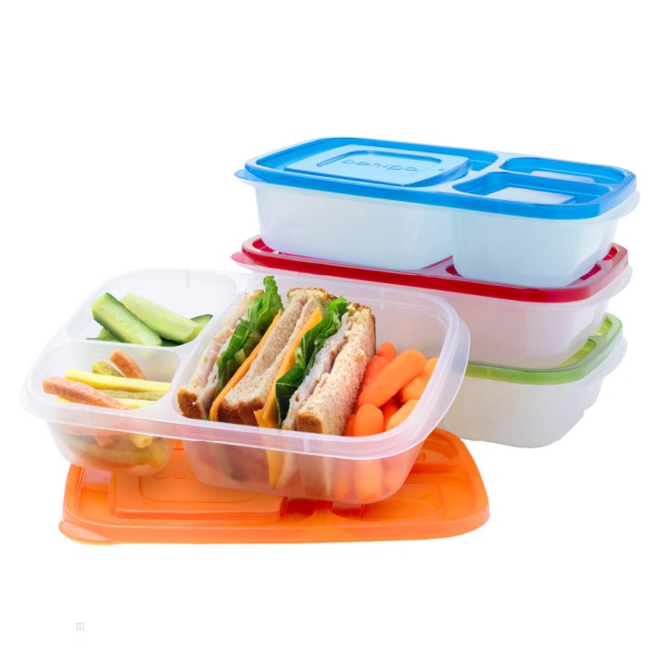 Classic Bentgo Easyboxes 3-Compartment 8-Piece Set Adults Food Containers USA | 670391LEC