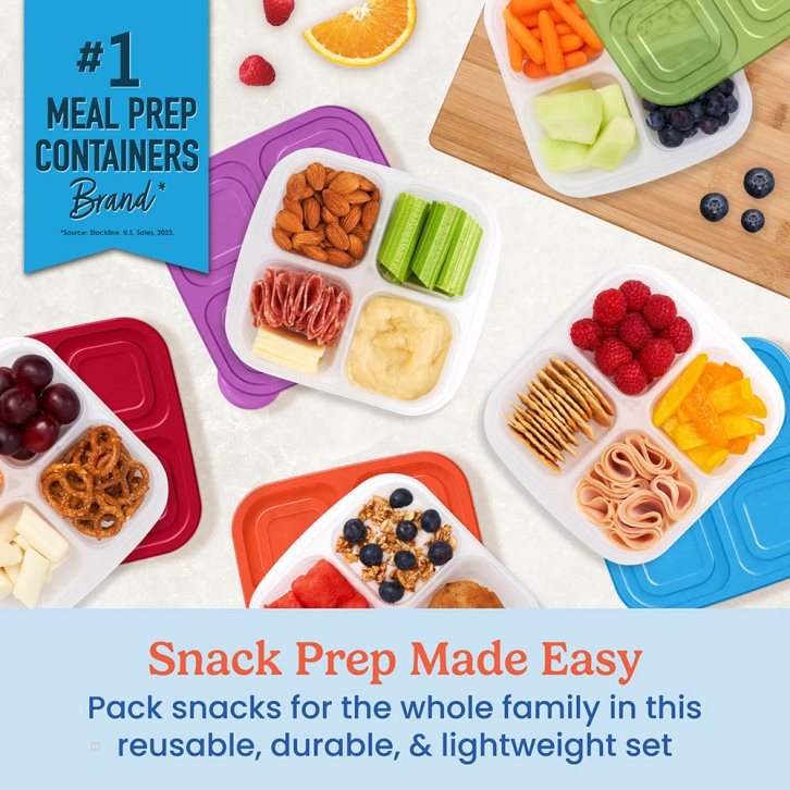 Classic Bentgo Easyboxes 4-Compartment 20-Piece Set Adults Snack Container USA | 864270TRY