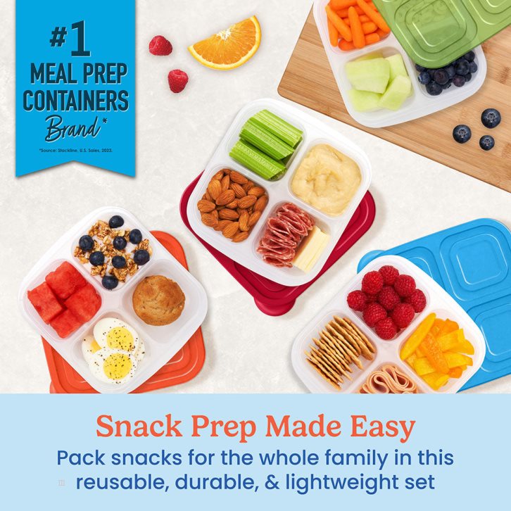 Classic Bentgo Easyboxes 4-Compartment 8-Piece Set Adults Snack Container USA | 619732JOS