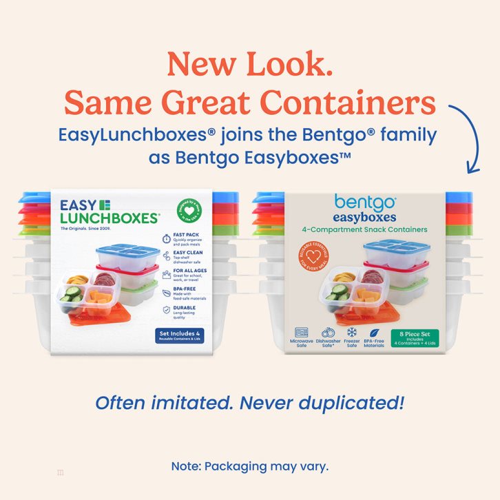 Classic Bentgo Easyboxes 4-Compartment 8-Piece Set Adults Snack Container USA | 619732JOS