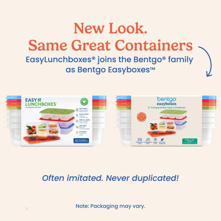 Classic Bentgo Easyboxes 5-Compartment 8-Piece Set Adults Food Containers USA | 876203VWJ