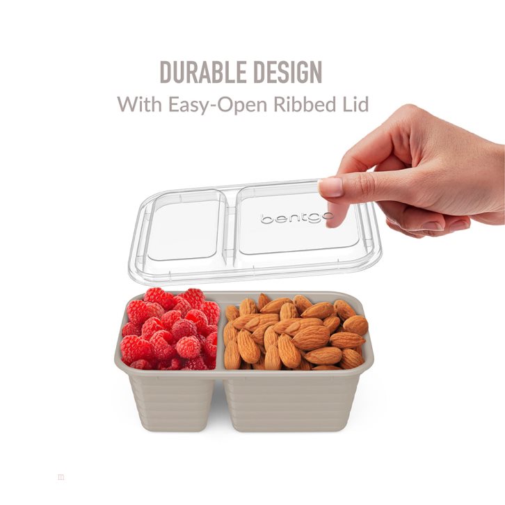 Clay Bentgo Prep 2-Compartment Adults Snack Container USA | 215436VQP