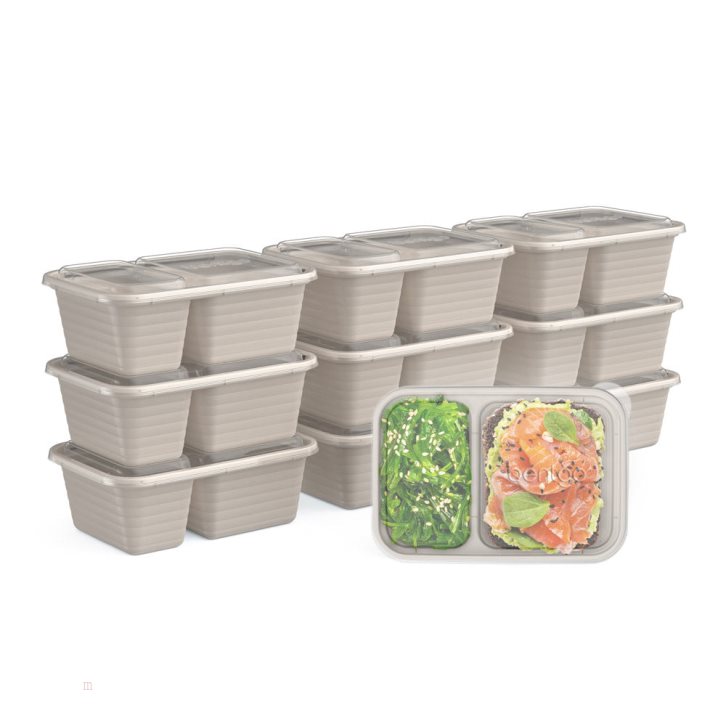 Clay Bentgo Prep 2-Compartment Adults Snack Container USA | 215436VQP