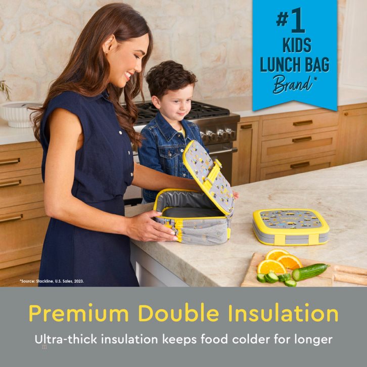 Construction Trucks Bentgo Prints Kids' Lunch Bag USA | 619470ZET