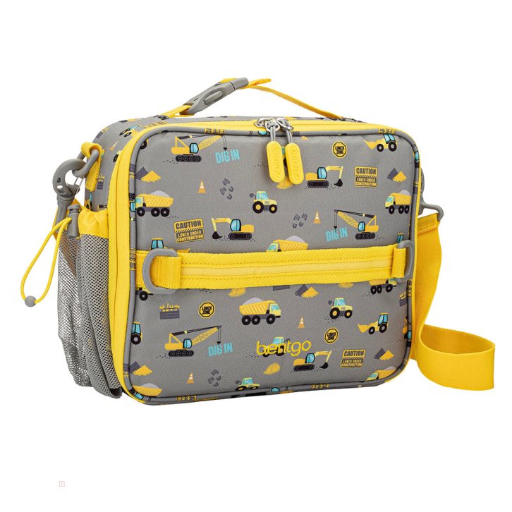 Construction Trucks Bentgo Prints Kids\' Lunch Bag USA | 619470ZET