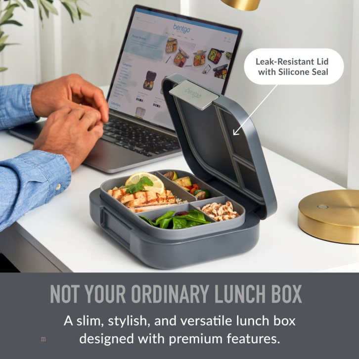 Dark Grey Bentgo Modern Adults Lunch Box USA | 764258VQG