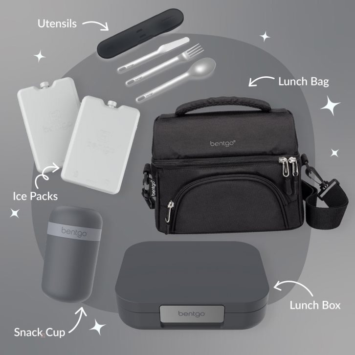 Dark Grey Bentgo Modern Adults Lunch Box USA | 764258VQG