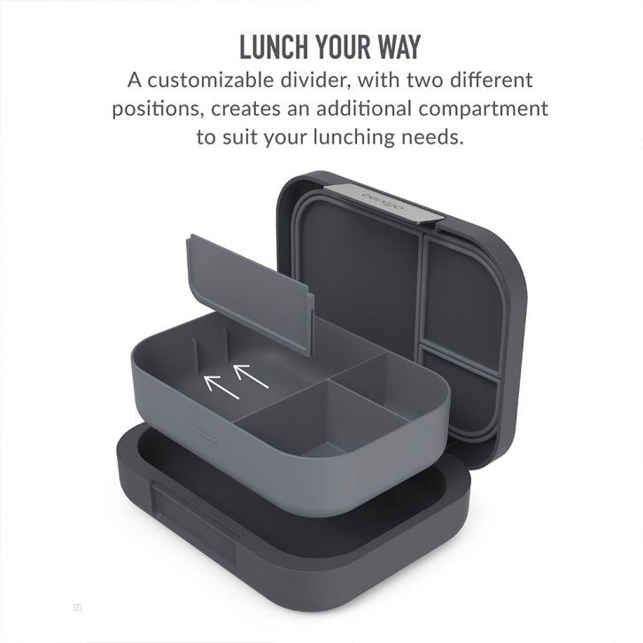 Dark Grey Bentgo Modern Lunch Box & Snack Cup Adults Lunch Box USA | 873049PSH