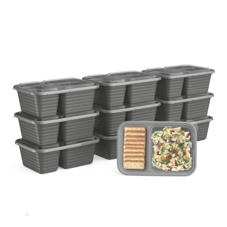 Deep Turquoise Bentgo Prep 2-Compartment Adults Snack Container USA | 172094LUR