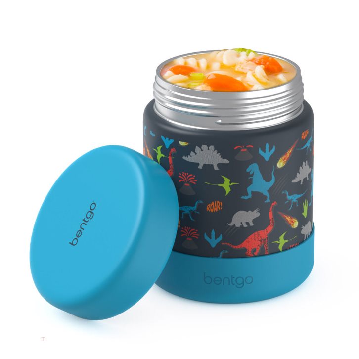 Dinosaur Bentgo Food Jar Kids\' Stainless Steel USA | 147623CAR