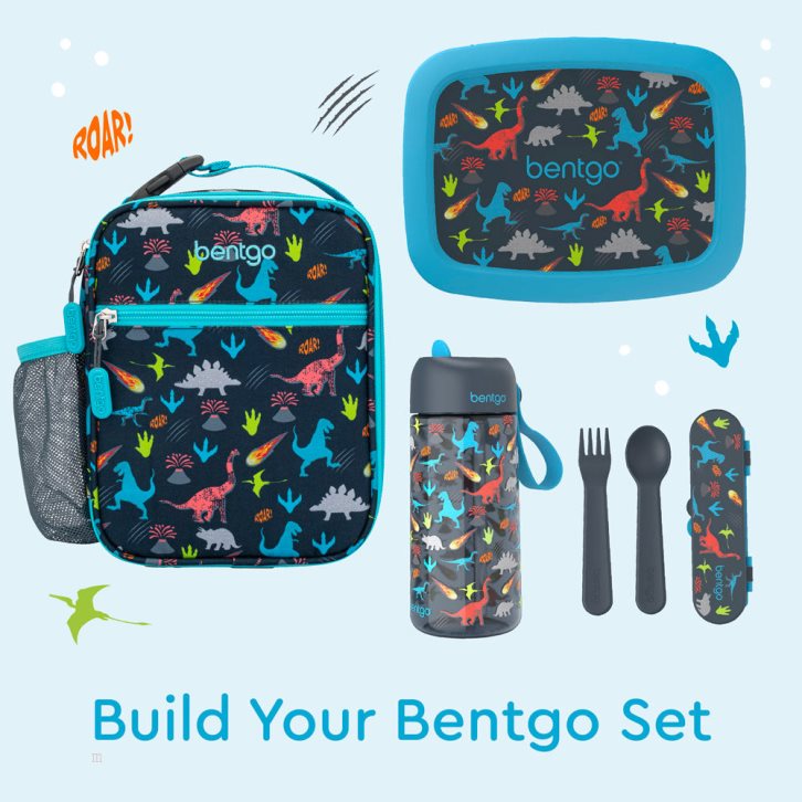 Dinosaur Bentgo Insulated Lunch Tote Kids' Lunch Box USA | 405619VAG