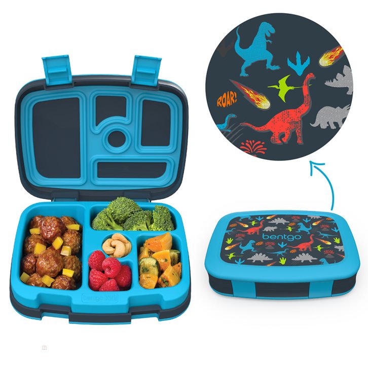 Dinosaur Bentgo Prints Kids' Lunch Box USA | 865104FGO