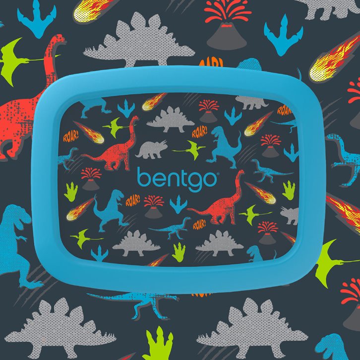 Dinosaur Bentgo Prints Kids' Lunch Box USA | 865104FGO